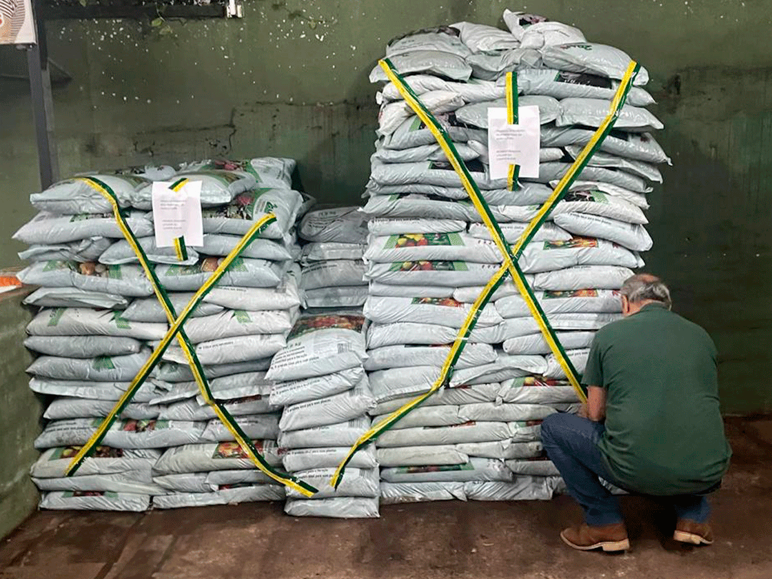 Fiscalização apreende fertilizantes clandestinos em SP e Affa explica necessidade de atenção à legislação